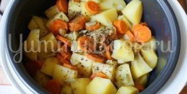 жаркое с курицей в мультиварке