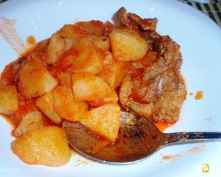 Жаркое с курицей