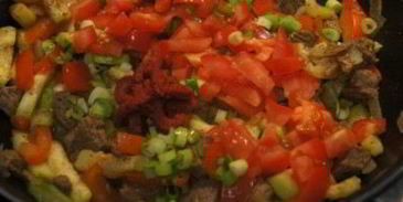 жаркое с овощами и говядиной