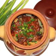 Рецепт Жаркого в духовке со свининой и грибами