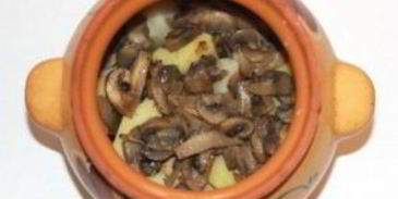 жаркое в духовке со свининой и грибами