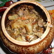 Рецепт Жаркого в горшочках