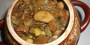 жаркое в горшочках