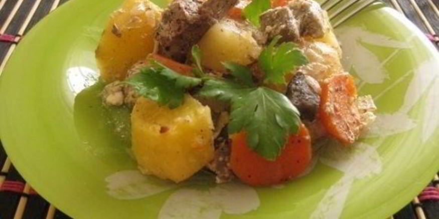 Рецепт жаркого в рукаве в духовке