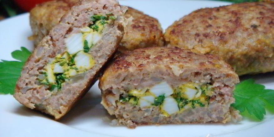 Рецепт гречневых зраз с яйцом и зеленью
