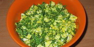 гречневые зразы с яйцом и зеленью