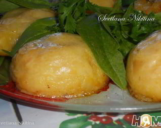 Картофельные шарики-зразы с грибами