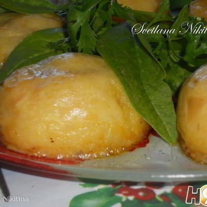 Картофельные шарики-зразы с грибами