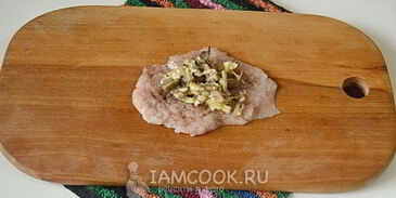 куриные зразы с грибами