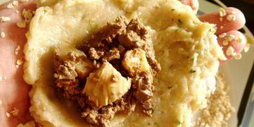 куриные зразы с печенью и солеными груздями