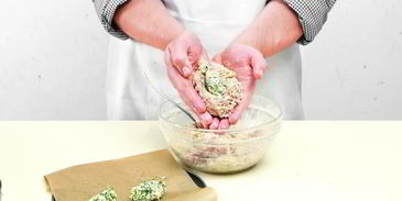 мясные зразы с сыром и травами