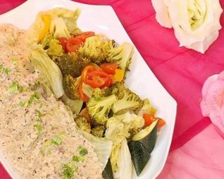 Нежные куриные зразы с овощами