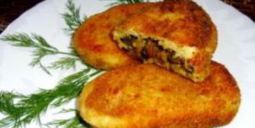 постные картофельные зразы