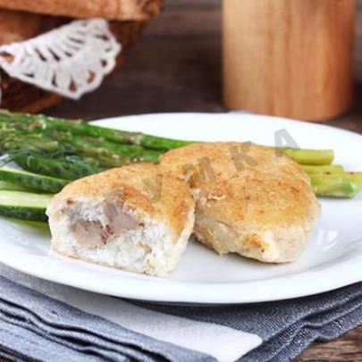 Рыбные зразы с печенью трески