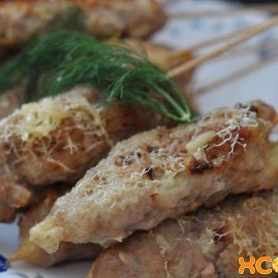 Зразы из фарша с сыром