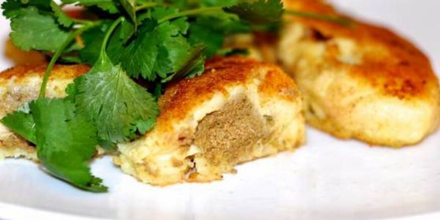 Рецепт зраз из картофеля с начинкой из говяжьей печени