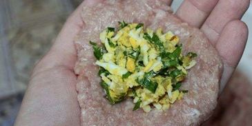 зразы из свинины с яйцом