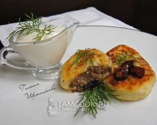 Зразы картофельные с фаршем