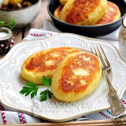 Зразы картофельные с капустой