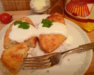 Зразы манные с индейкой Любимые с детства