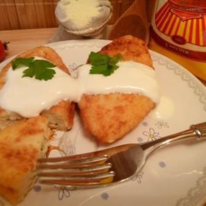 Зразы манные с индейкой Любимые с детства