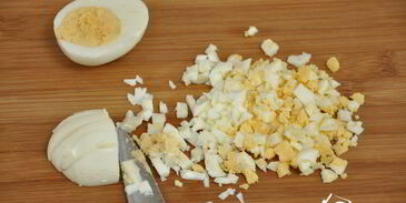 зразы с грибами, луком и яйцом