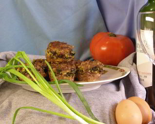 Зразы с луком и яйцом