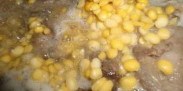 гороховая каша с мясом в мультиварке