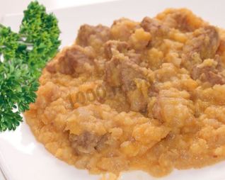 Гороховая каша с мясом