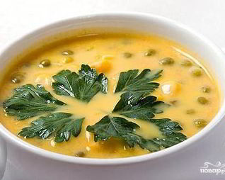 Гороховая каша в горшочке