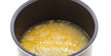 гороховая каша в мультиварке-скороварке