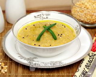 Гороховая каша в мультиварке