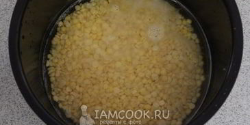 гороховая каша в мультиварке