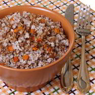 Рецепт Быстрой гречневой каши с грибами