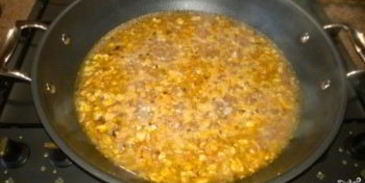 гречка по-купечески с куриным фаршем