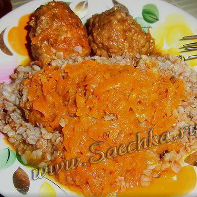 Гречка с фаршем