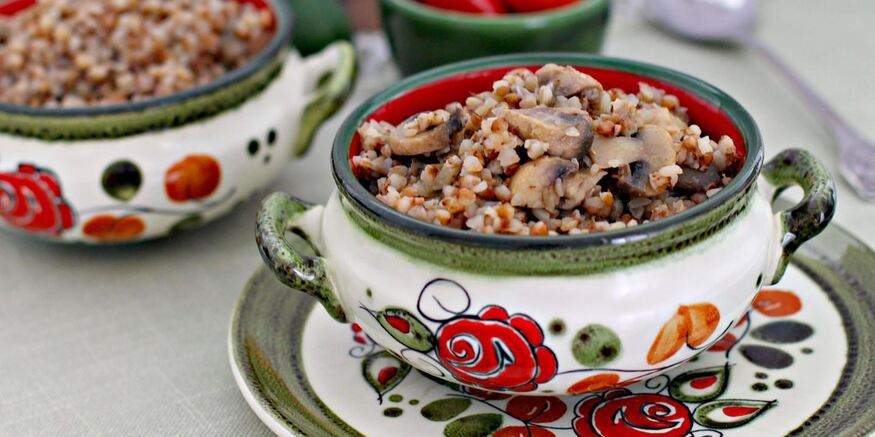 Рецепт гречки с грибами и луком в мультиварке