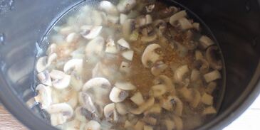 гречка с грибами и луком в мультиварке