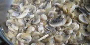 гречка с грибами и луком