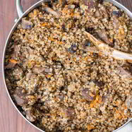 Рецепт Гречки с грибами и мясом