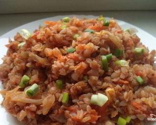 Гречка с капустой