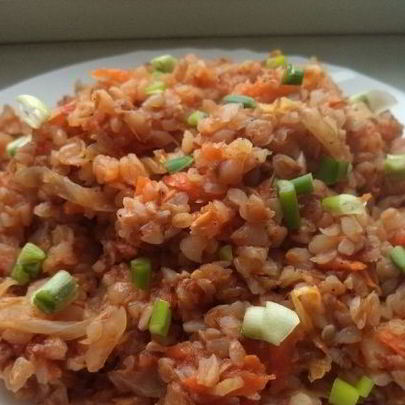 Гречка с капустой