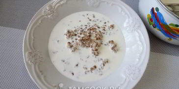гречка с кокосовым молоком и фундуком