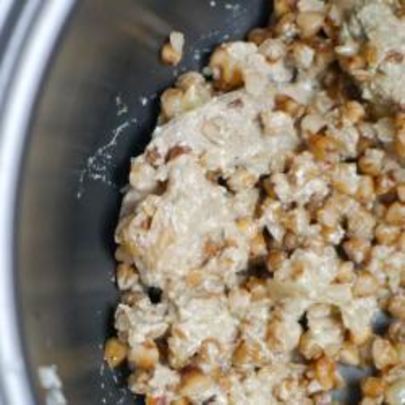 Гречка с куриной печенью в мультиварке