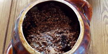 гречка с курицей в горшочке в духовке