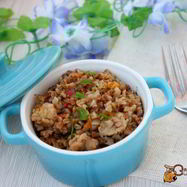 Рецепт Гречки с курицей в томатно-грибном соусе