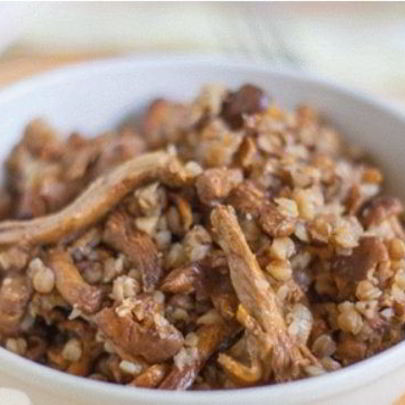 Гречка с лисичками в мультиварке