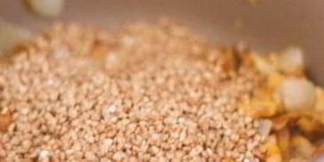 гречка с лисичками в мультиварке