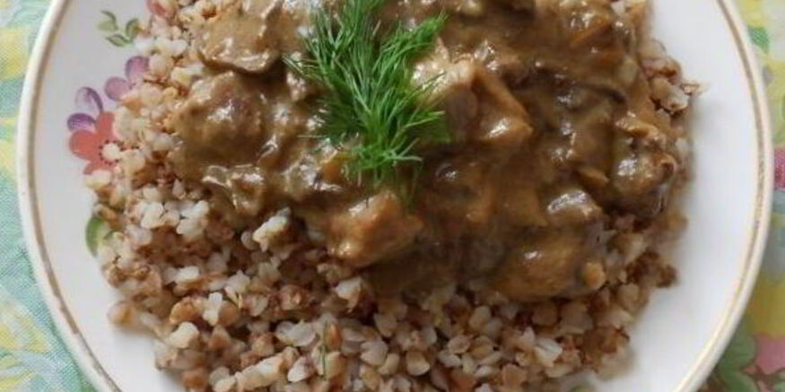 Рецепт гречки с мясом и грибами