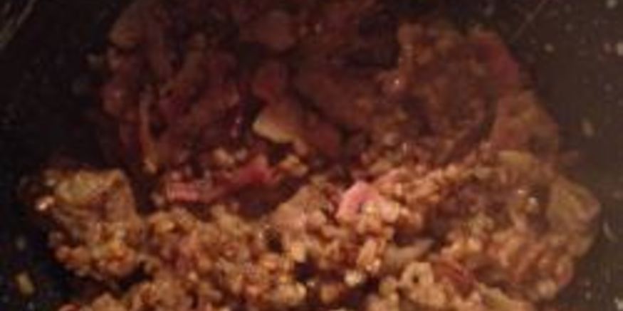 Рецепт гречки с мясом в мультиварке